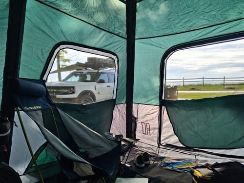 Customer photo review of [PRÉ-COMMANDE] 2-Step Cabin Tent – Très grande taille + Bâche de camping OFFERTE (jusqu’à 10 personnes, FR) — Expédition avant le 16 septembre