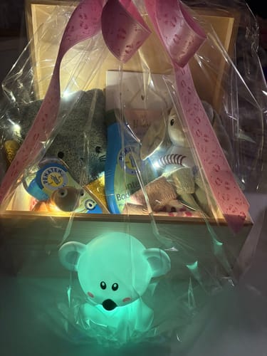 Customer photo review of Erinnerungsbox Baby - Regenbogen