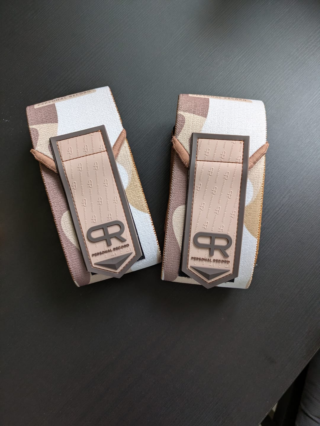 Customer photo review of PR Heavy Duty Premium Elbow Wraps - Sand Camo