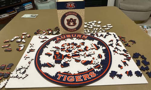 Customer photo review of Auburn University - Wooden Puzzle