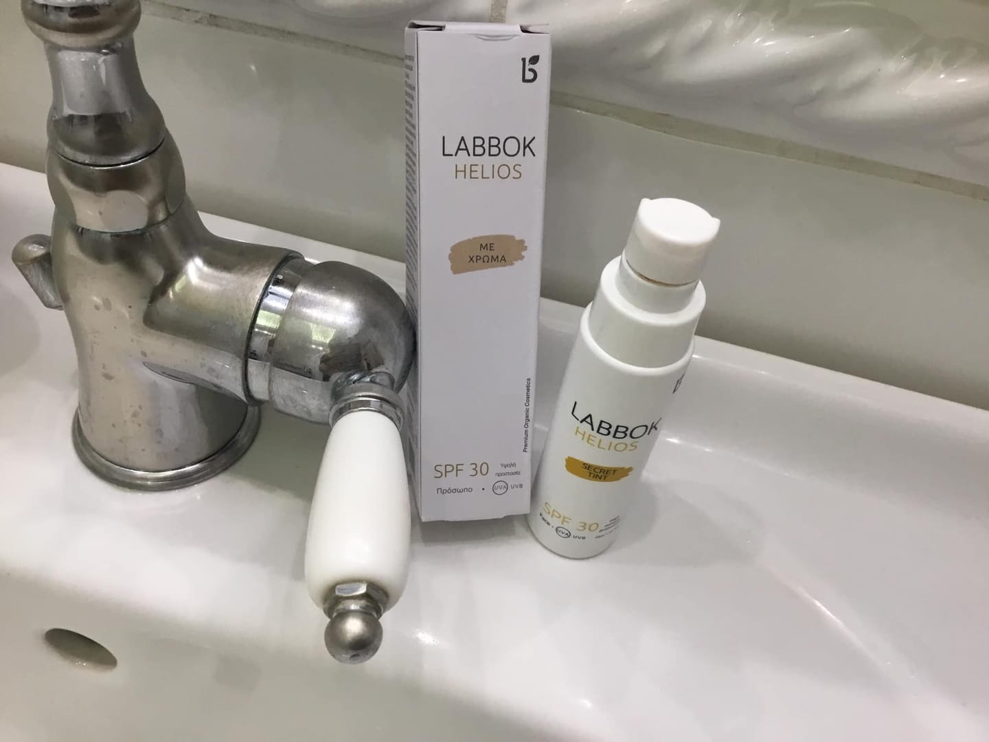 Customer photo review of Labbok Mineral Sunscreen 30 SPF Color, 50ml