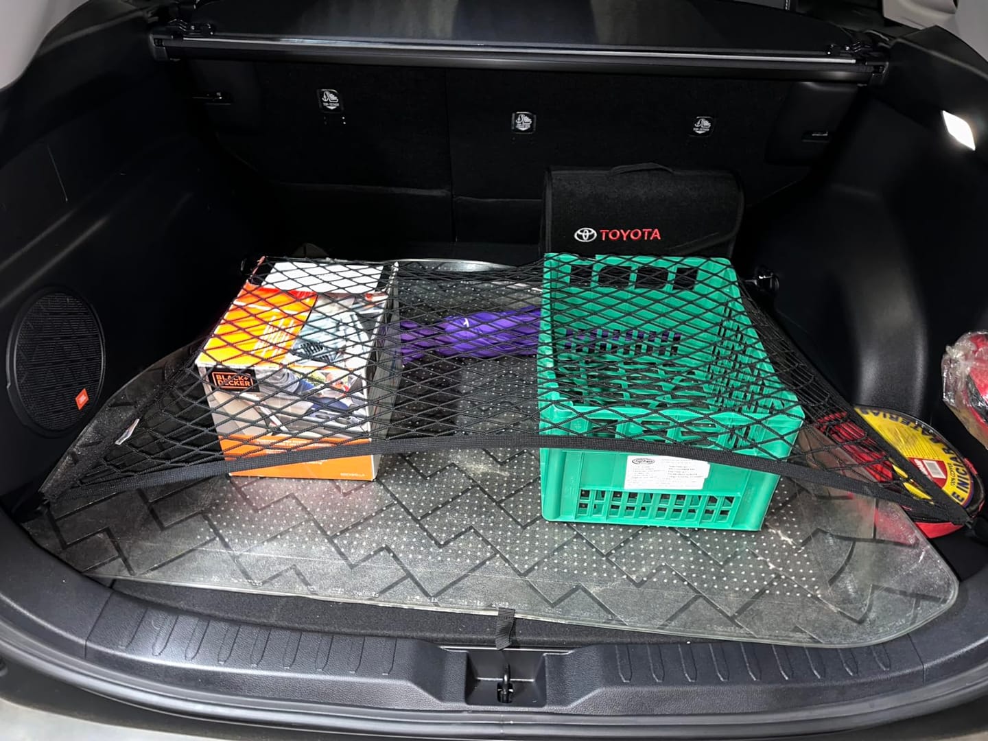 Customer photo review of Lockedown™ Elastic Cargo Net