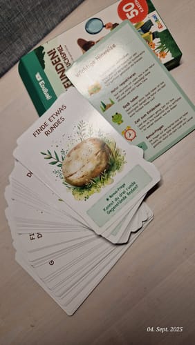 Customer photo review of Edubini Gefunden! Outdoor Suchspiel für Kinder
