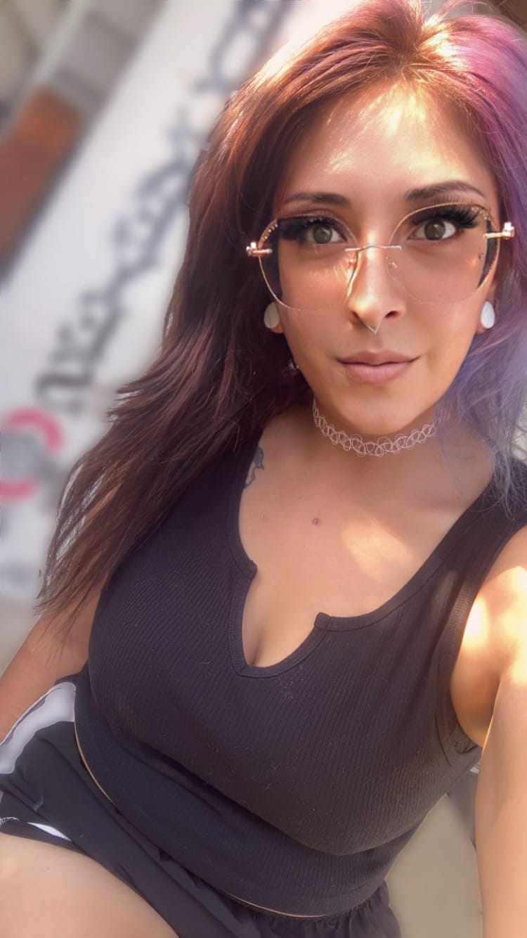 Customer photo review of Glitter Eyeglasses