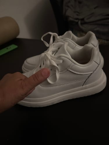 Customer photo review of ELEVATESHOES WHITE CLASSY