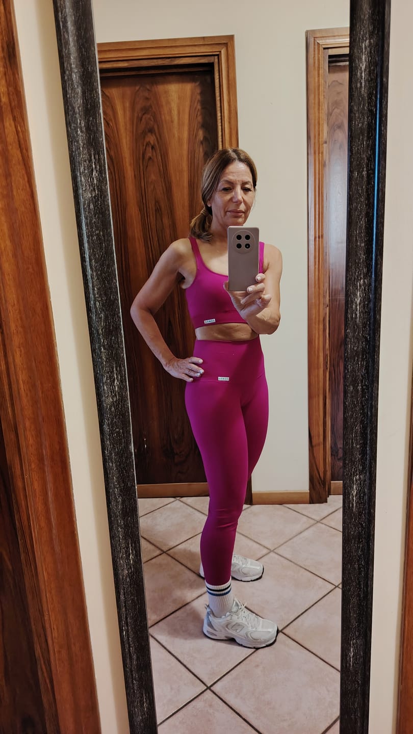 Customer photo review of Leggings Push Up All-Up Purple