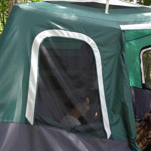 Customer photo review of [PRÉ-COMMANDE] 2-Step Cabin Tent – Très grande taille + Bâche de camping OFFERTE (jusqu’à 10 personnes, FR) — Expédition avant le 16 septembre