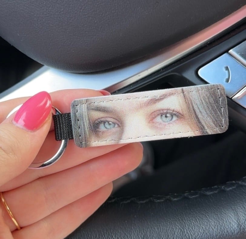 Customer photo review of Schlüsselanhänger - Augen Farbig