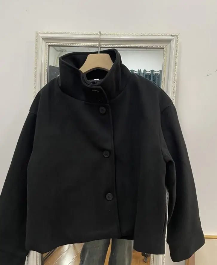 Customer photo review of Rosalia Elegant Lady Women's Jacket with Stand Collar for Autumn Style