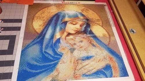 Customer photo review of Diamond Organizing Tray