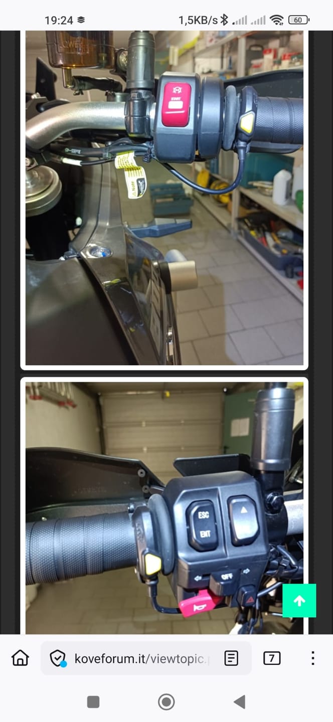Customer photo review of LOBOO H80 Heated Grip Covers | Kevlar Material & Smart Memory | Universal Fit