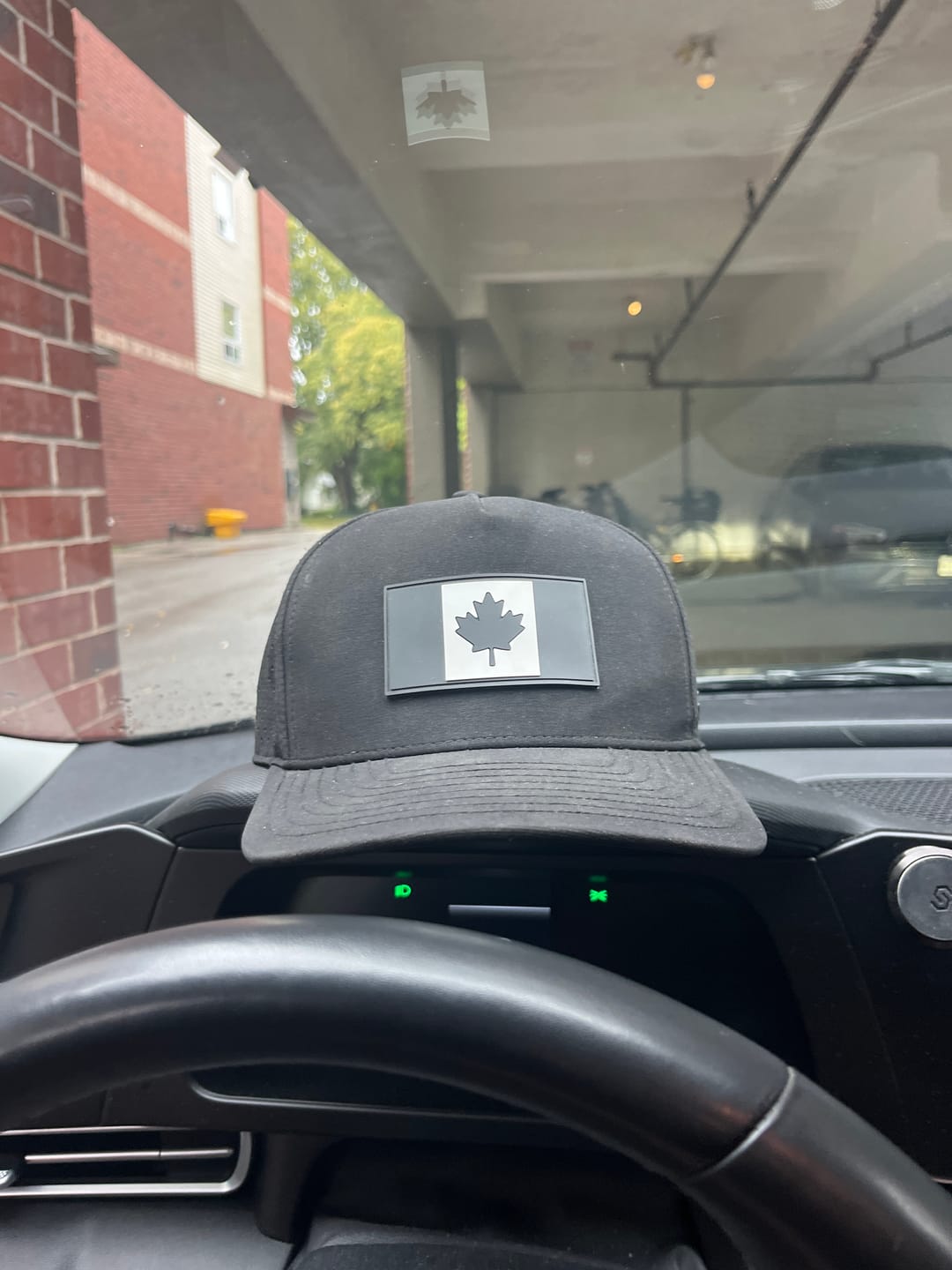Customer photo review of The Trucker - Canadian Flag