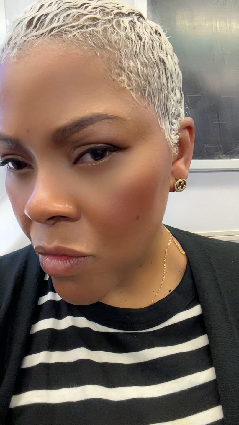 Customer photo review of Simple Luxe Studs
