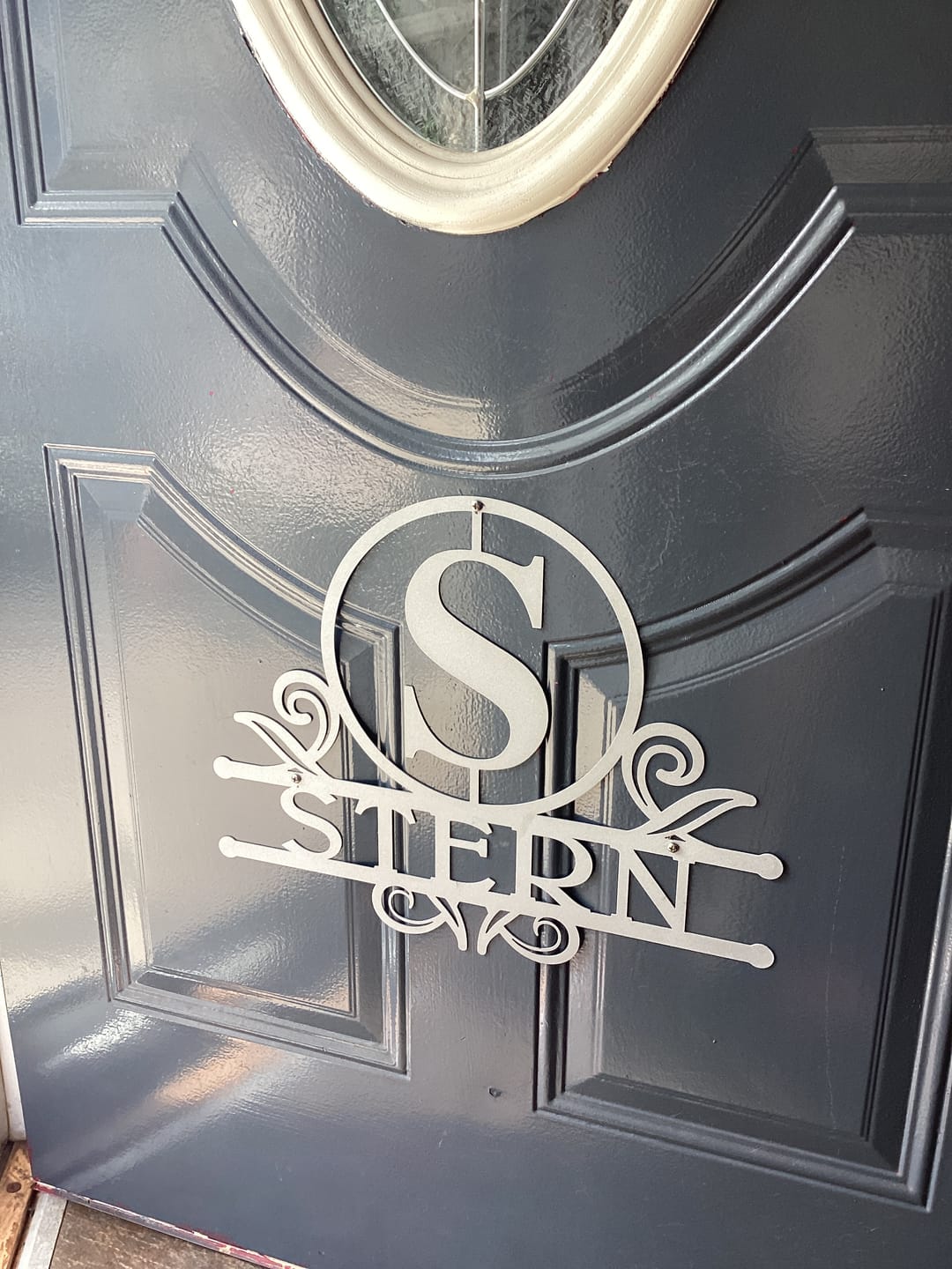 Customer photo review of Special Offer Austen Monogram - 2 Sizes - Metal Name Signs Personalized Monogram