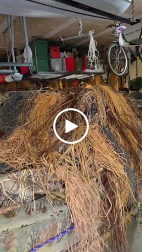 Customer video review of Hunting Blind Raffia Grass (Pack)