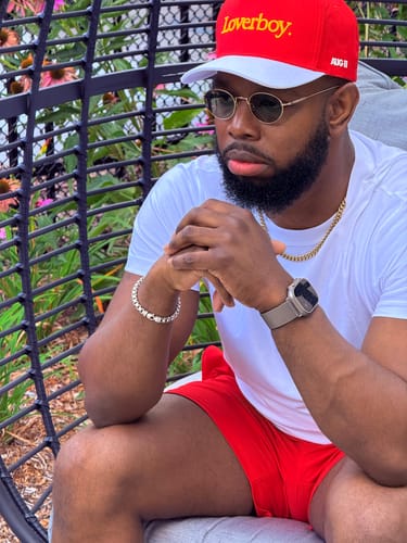 Customer photo review of Loverboy (Crimson/Stark White)