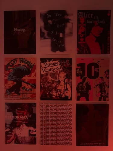 Customer photo review of CUSTOM WALL COLLAGE POSTERS