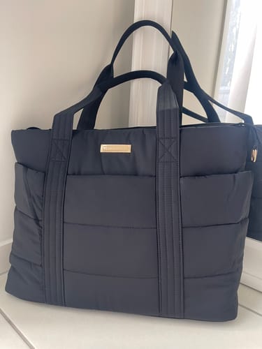 Customer photo review of LuxeLittleOne™ Cloud Tote Baby Bag