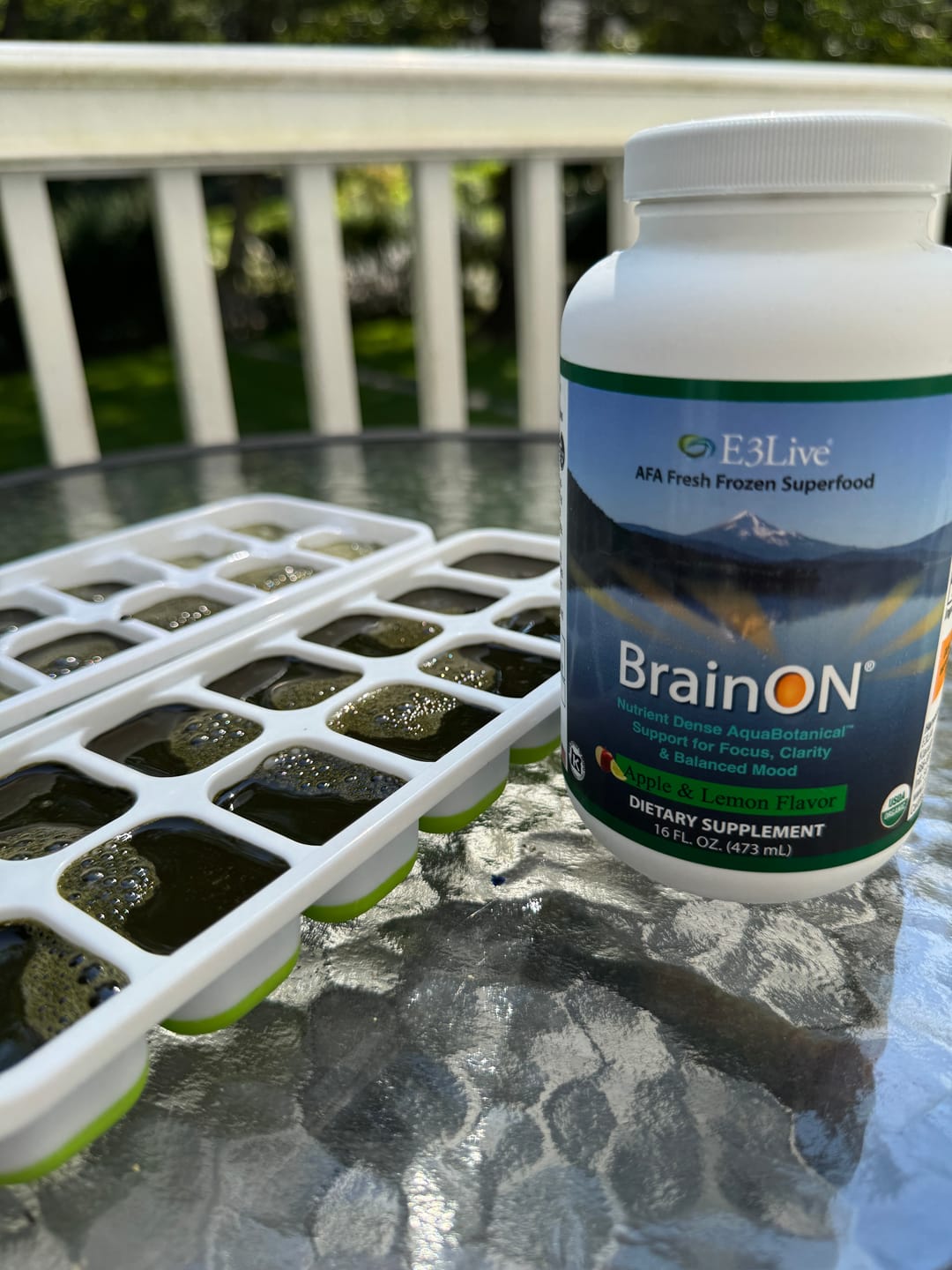 Customer photo review of BrainON® Flavored (Apple/Lemon) 16oz/473ml