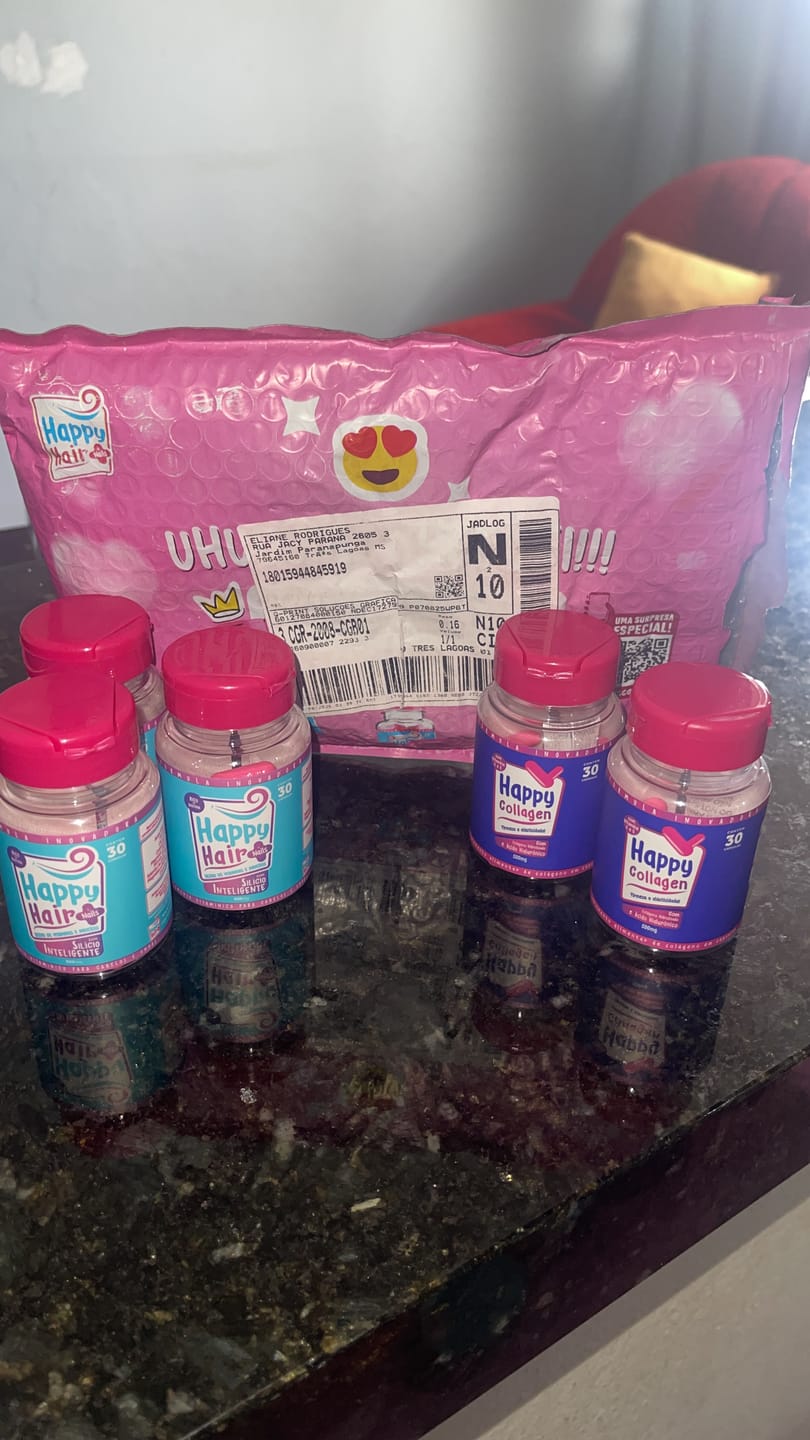 Customer photo review of Happy Collagen 2 Potes