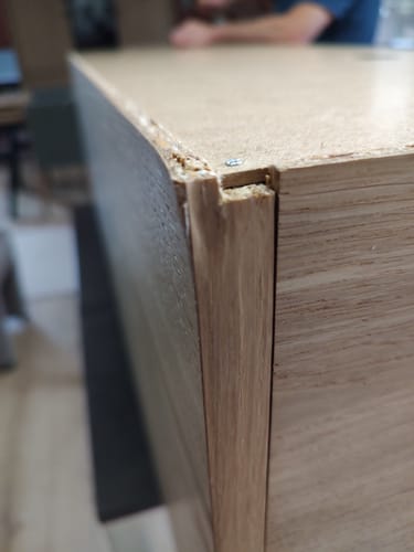 Customer photo review of WOOOD New Gravure Tv-meubel B 150 cm - Eiken - Naturel