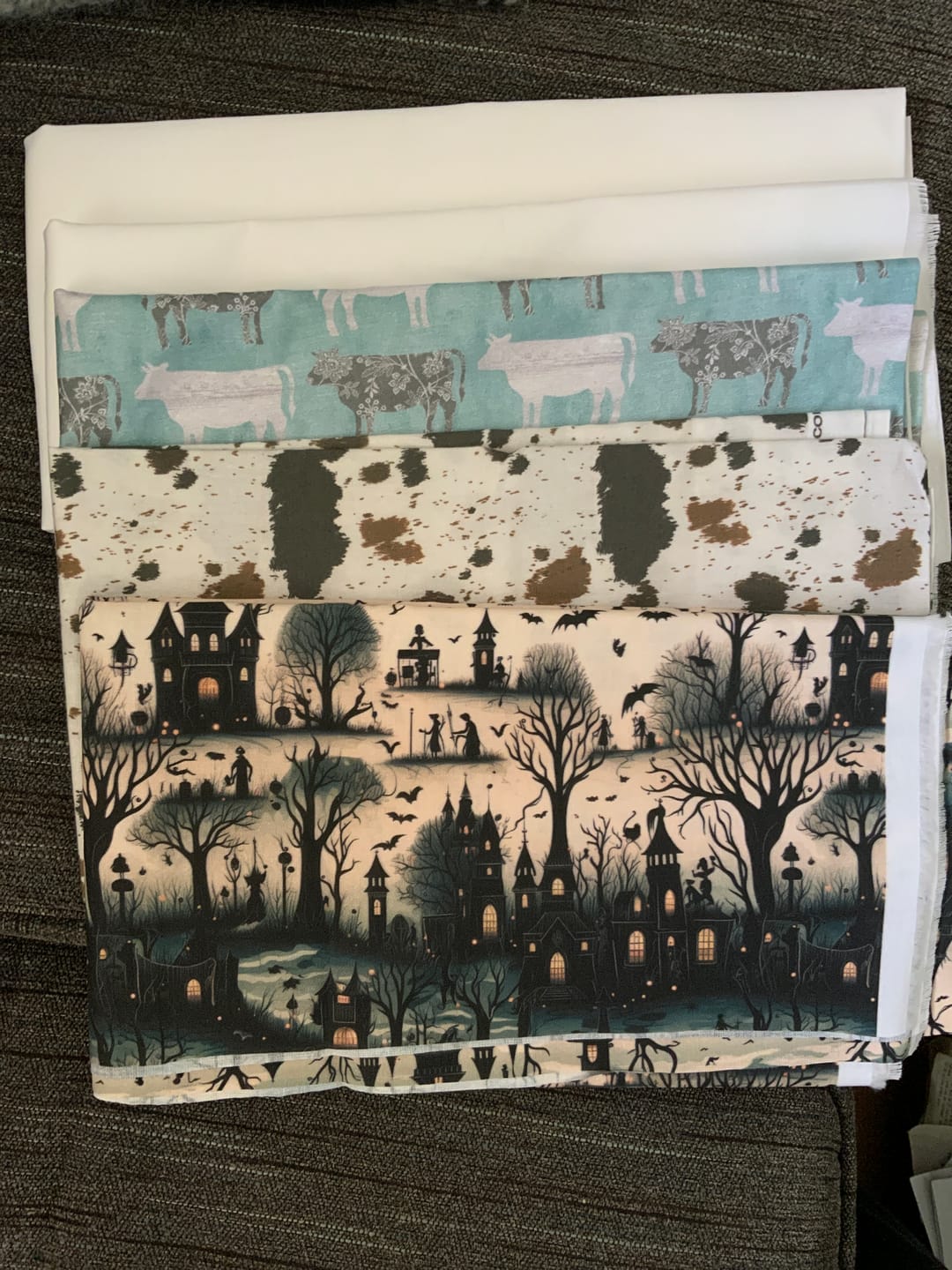 Customer photo review of End of Bolt Mystery Fabric