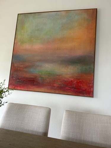 Customer photo review of Abstract Landscape Art #ABLS16