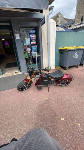 Customer photo review of City coco Mangosteen électrique M8S 2000w/4000w look chopper autonomie modulable jusqu’à 110 km