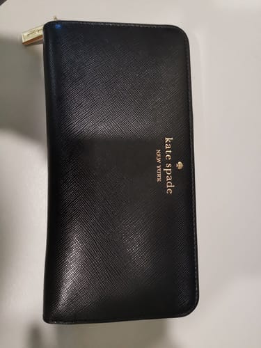 Customer photo review of Kate Spade Madison Large Continental Wallet In Black KI364