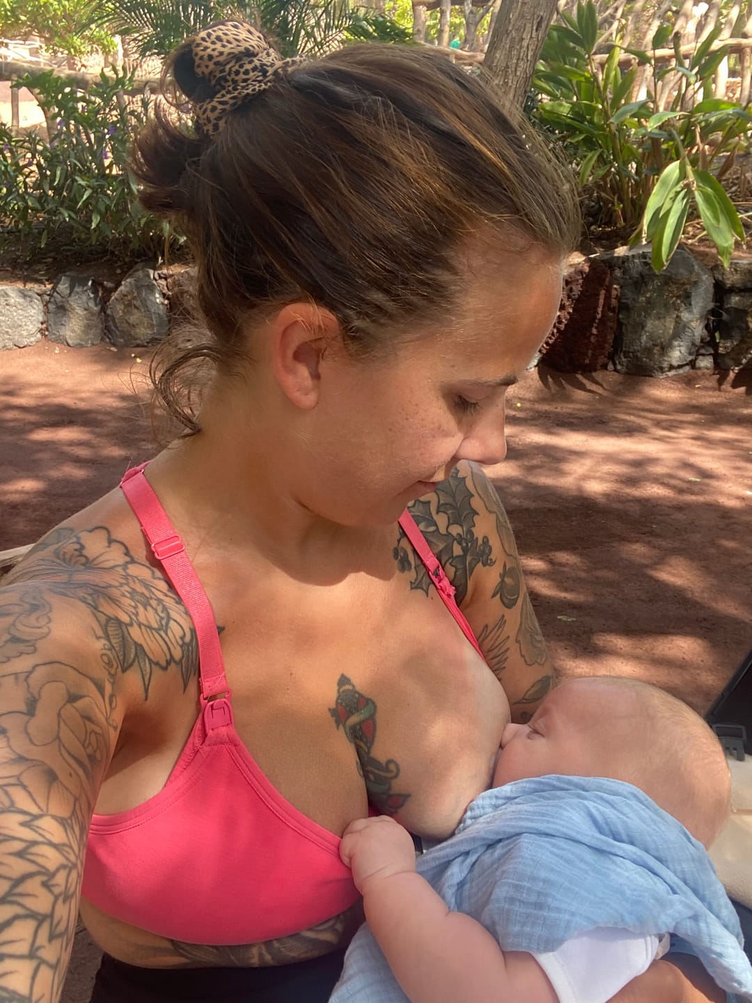 Customer photo review of LESH FREEFLO 2.0 LEAKPROOF NURSING BRA