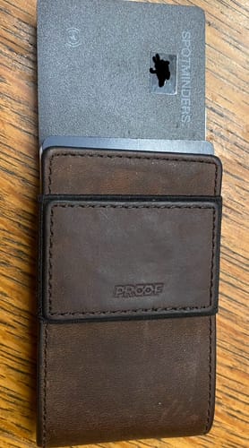 Customer photo review of SPOTMINDERS. Tracking card