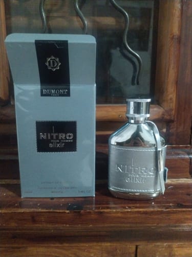 Reseña con foto de un cliente sobre Perfume Dumont Nitro Elixir POUR HOMME 100 ml EDP