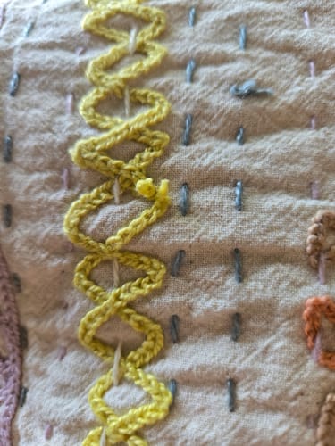 Customer photo review of CARMEN VEST | GARDEN MOSAIC
