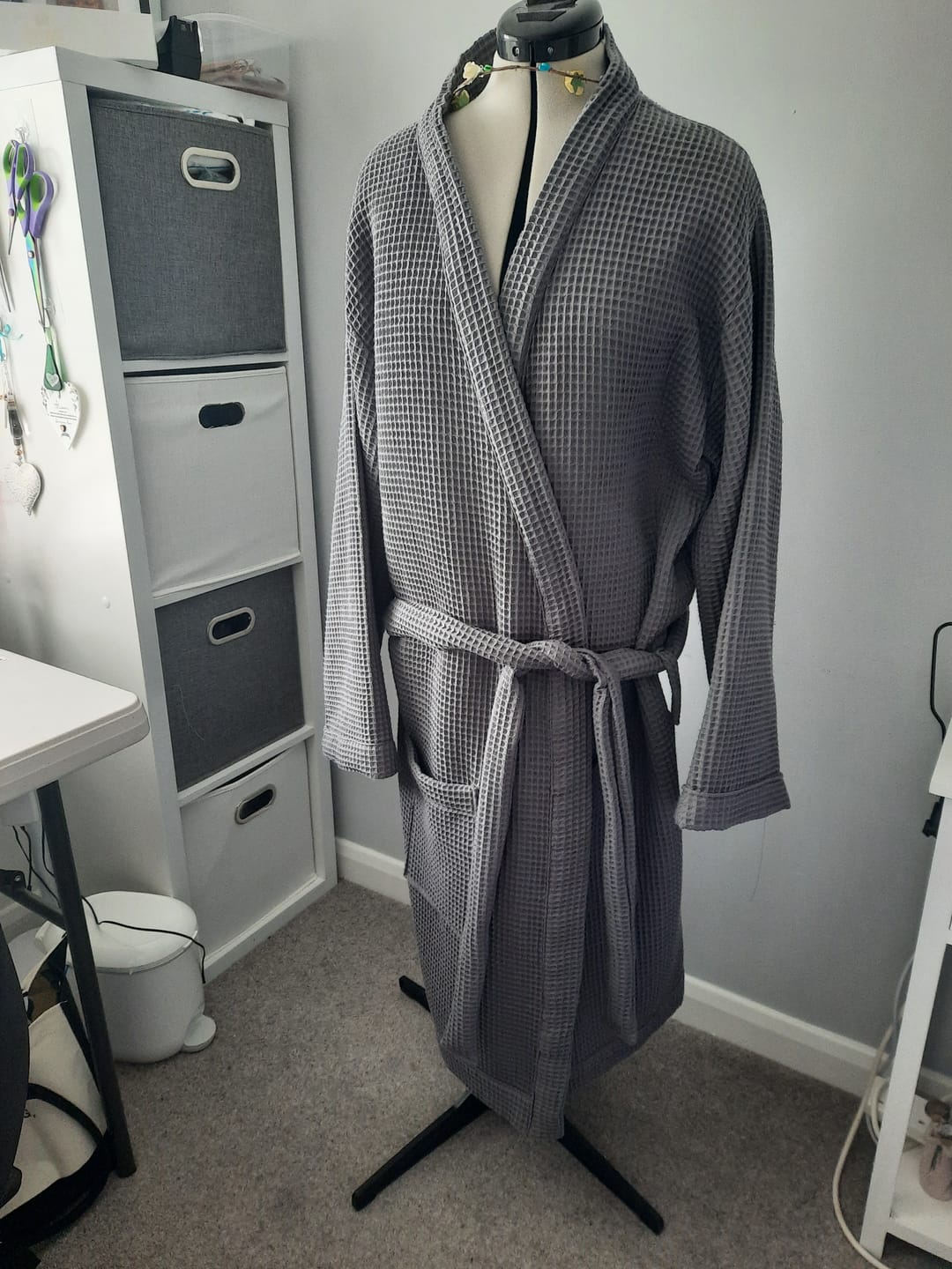 Customer photo review of 100% Cotton Waffle Fabric
