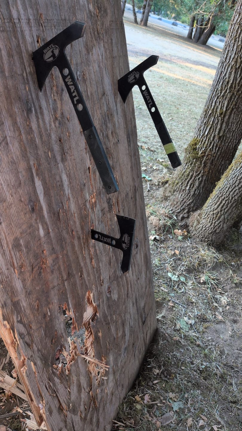 Customer photo review of WATL® Competition Hawk (3 Tomahawks)
