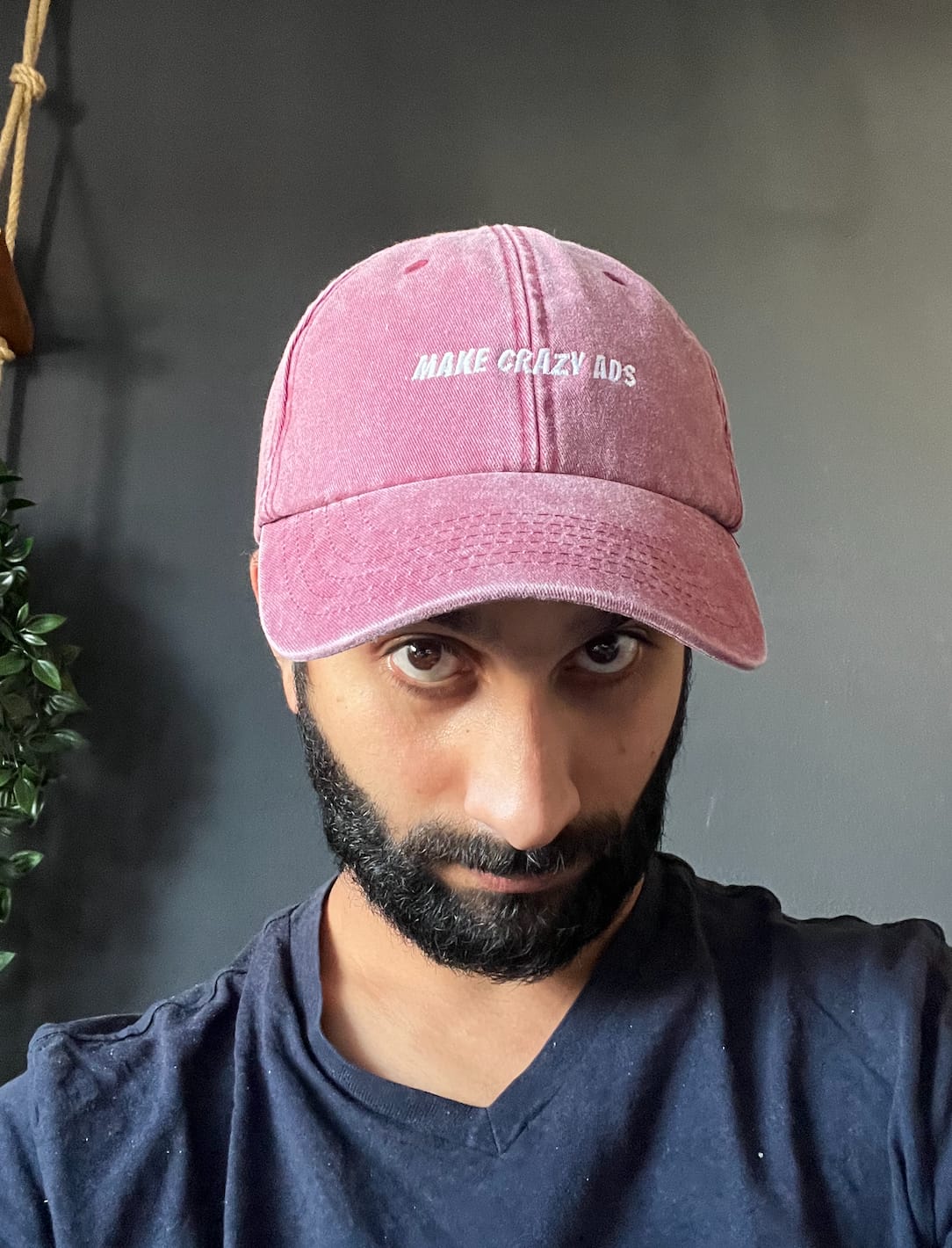 Customer photo review of Customize Your own Vintage Hat - Banger Font