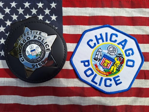 Customer photo review of CPD Chicago Detective Police Badge #9168 Exact Replica