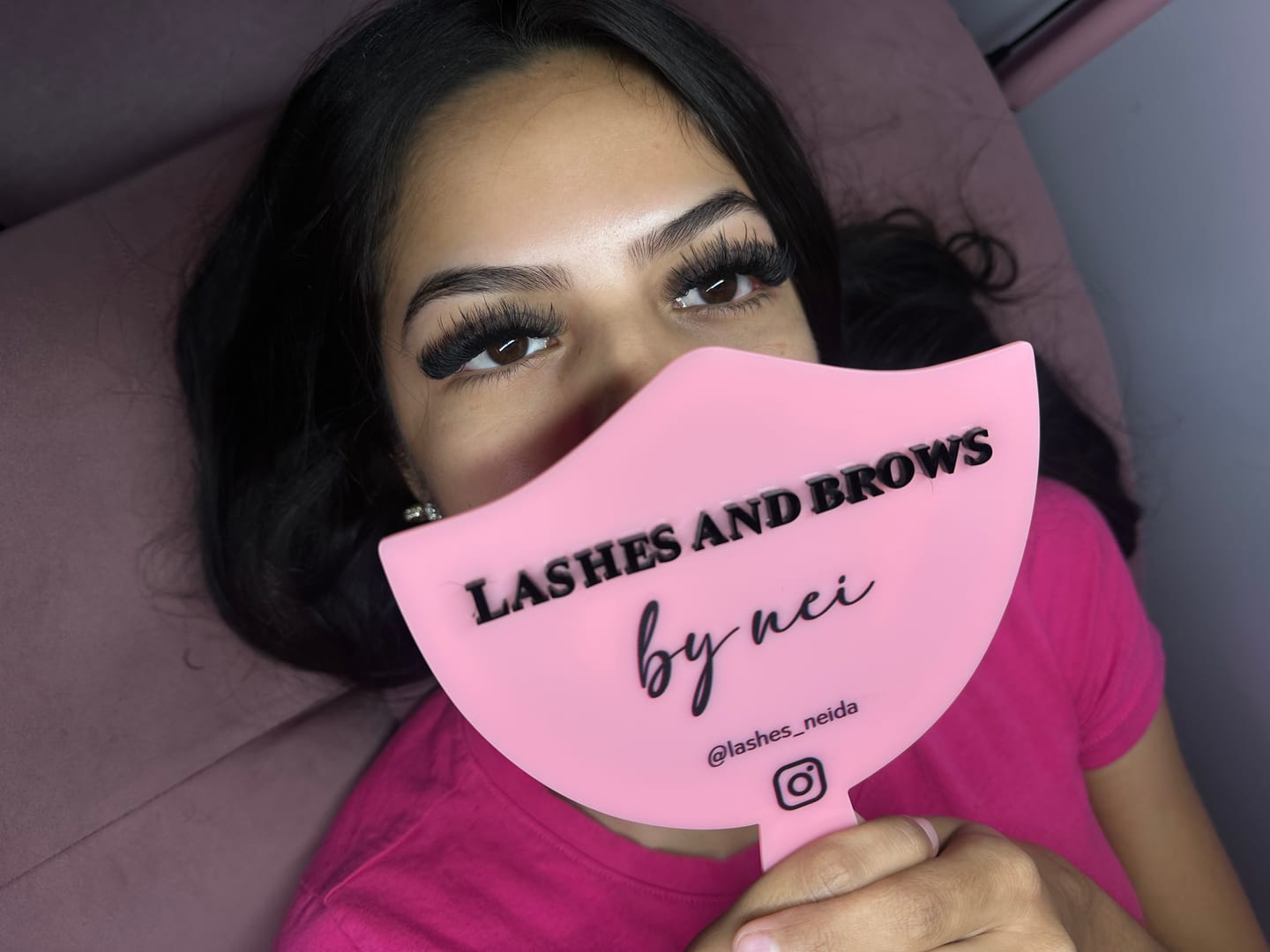 Customer photo review of Cashmere Luxe Lashes 0.03mm