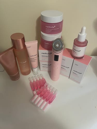 Customer photo review of MEDICUBE Collagen PDRN Pink Peptide Serum 30ml