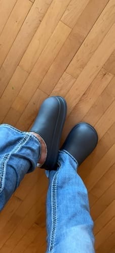 Customer photo review of The Snuggi Slippers (Unisex)