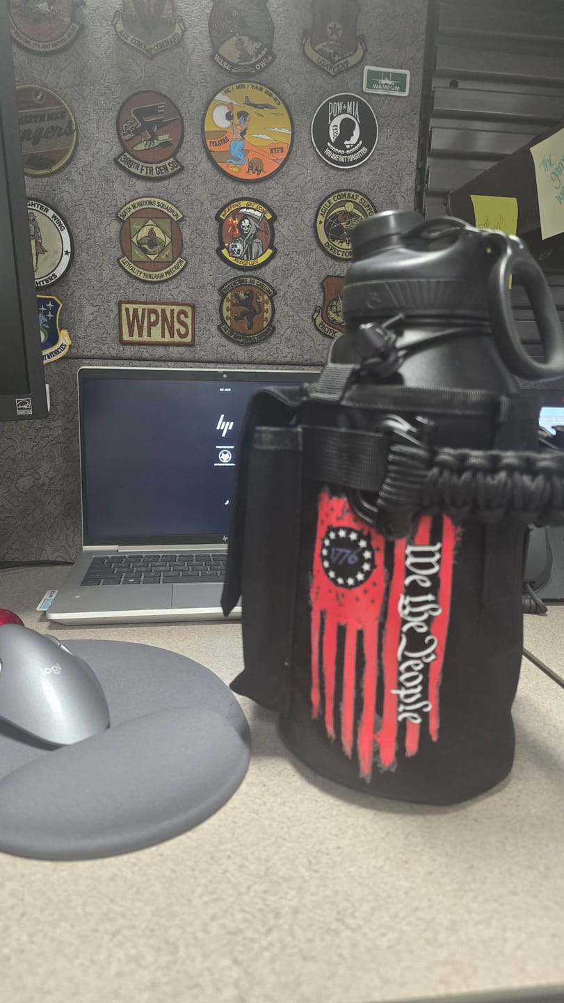 Customer photo review of Battle Bottle Sleeves - 64oz