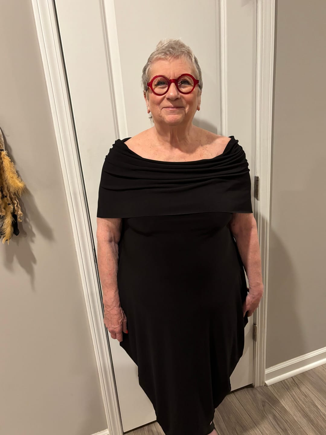 Customer photo review of Savoir Maxi Dress, Black