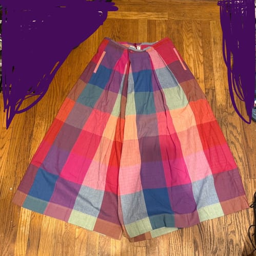 Customer photo review of FRIDA PANTS | PRISM CHEX