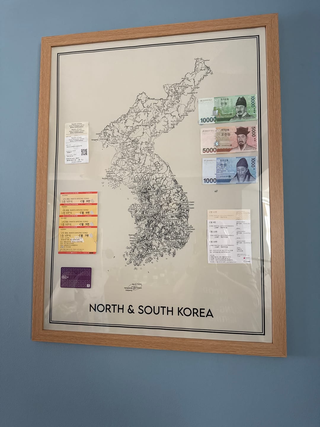 Customer photo review of Personalised Modern Map - Make Your Own City & Street Map