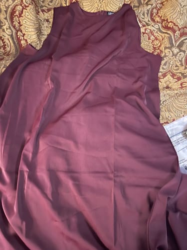 Customer photo review of Amal Abaya Set - Beetroot