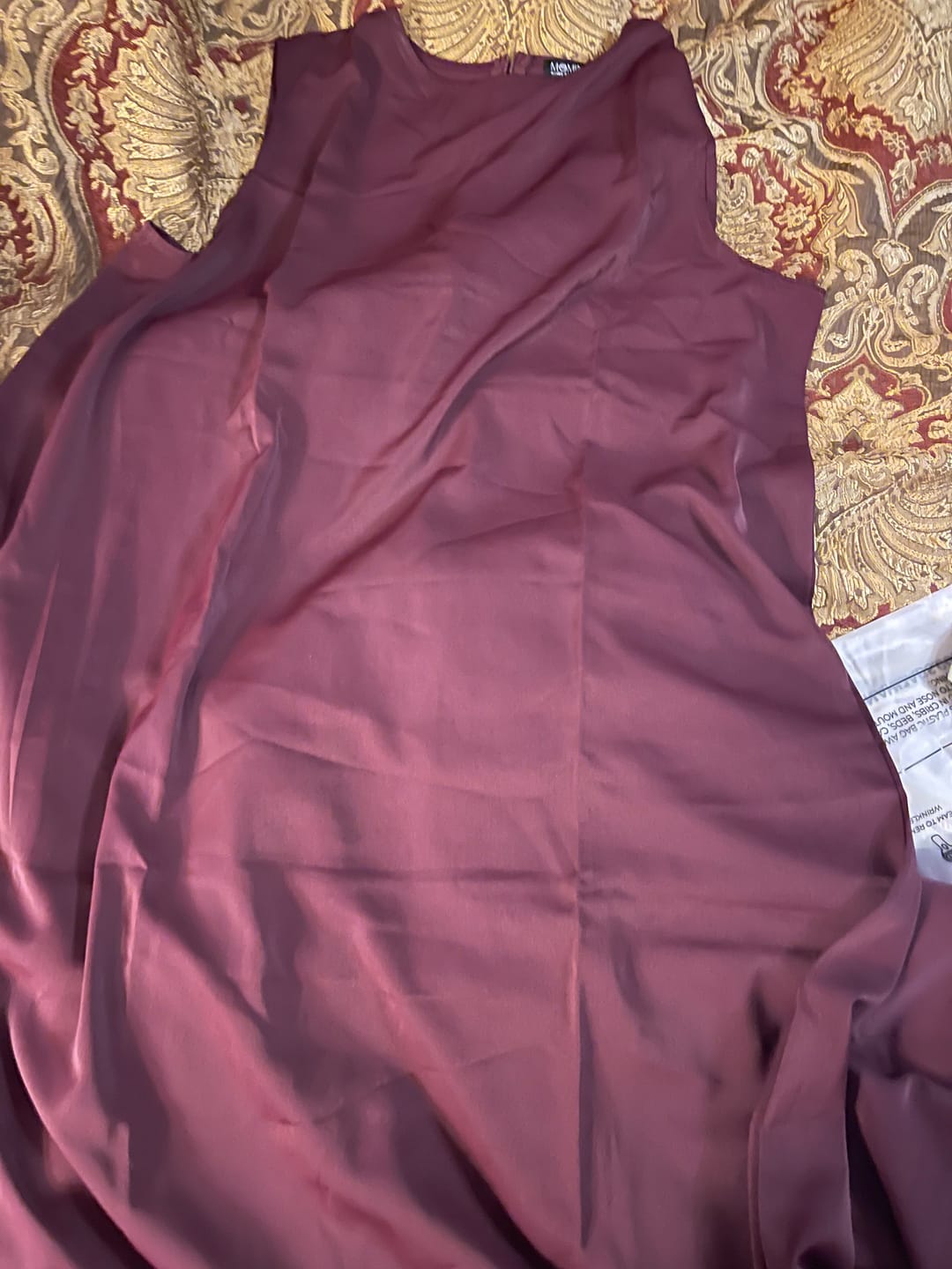 Customer photo review of Amal Abaya Set - Beetroot