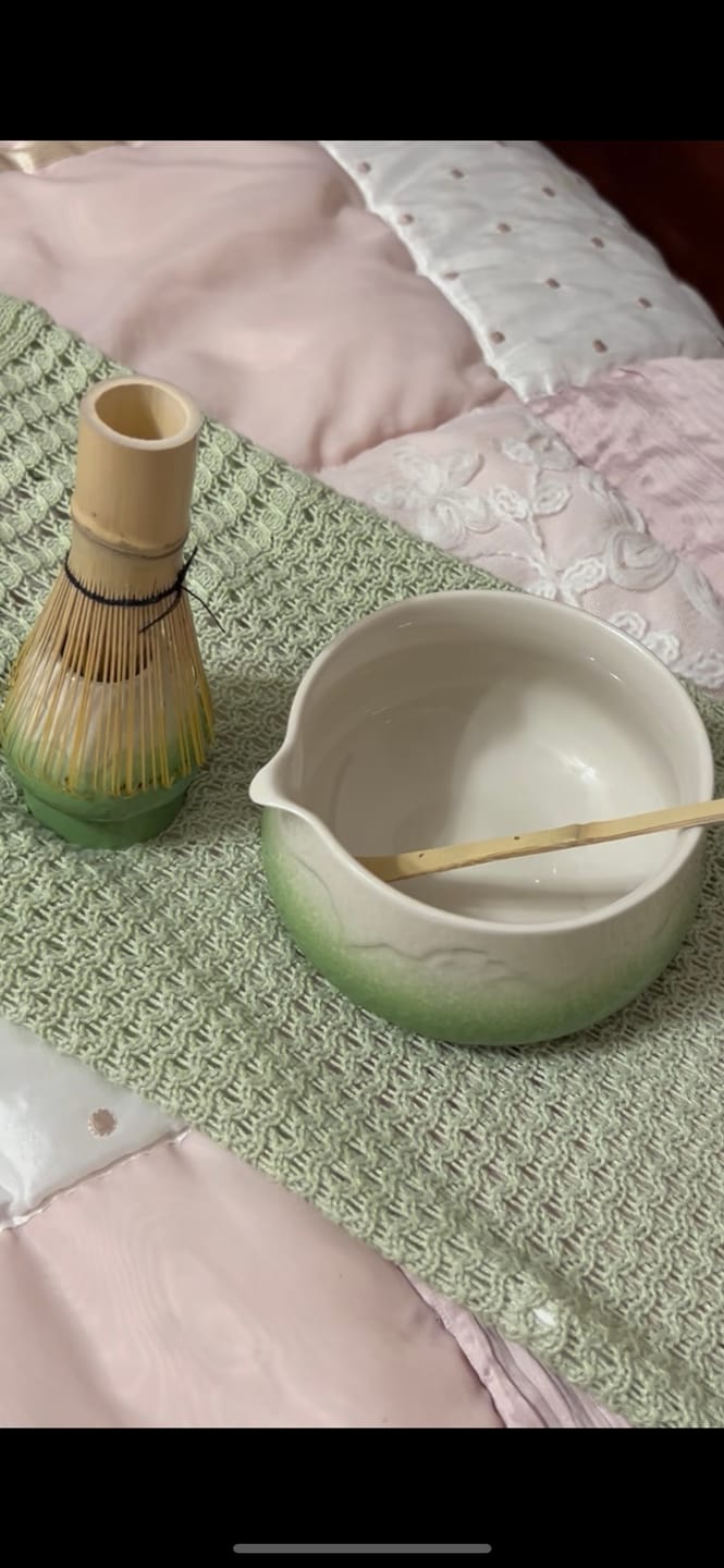 Customer photo review of Matcha Set-Beginner Set Snow Mountain Green
