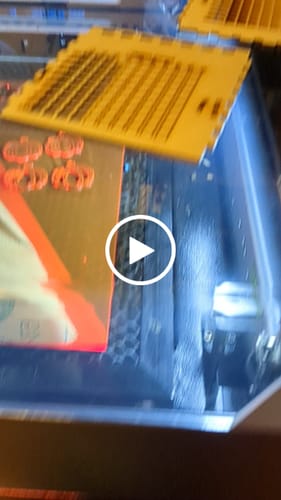 Customer video review of Monport Reno45 45W Desktop CO2 Laser Engraver & Cutter (16" X 12") with Magnetic Assisted Autofocus