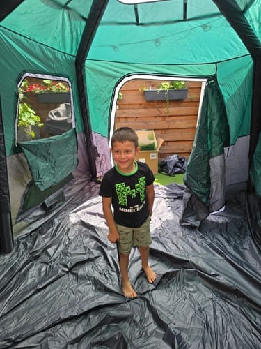 Customer photo review of [PRÉ-COMMANDE] 2-Step Cabin Tent – Très grande taille + Bâche de camping OFFERTE (jusqu’à 10 personnes, FR) — Expédition avant le 16 septembre