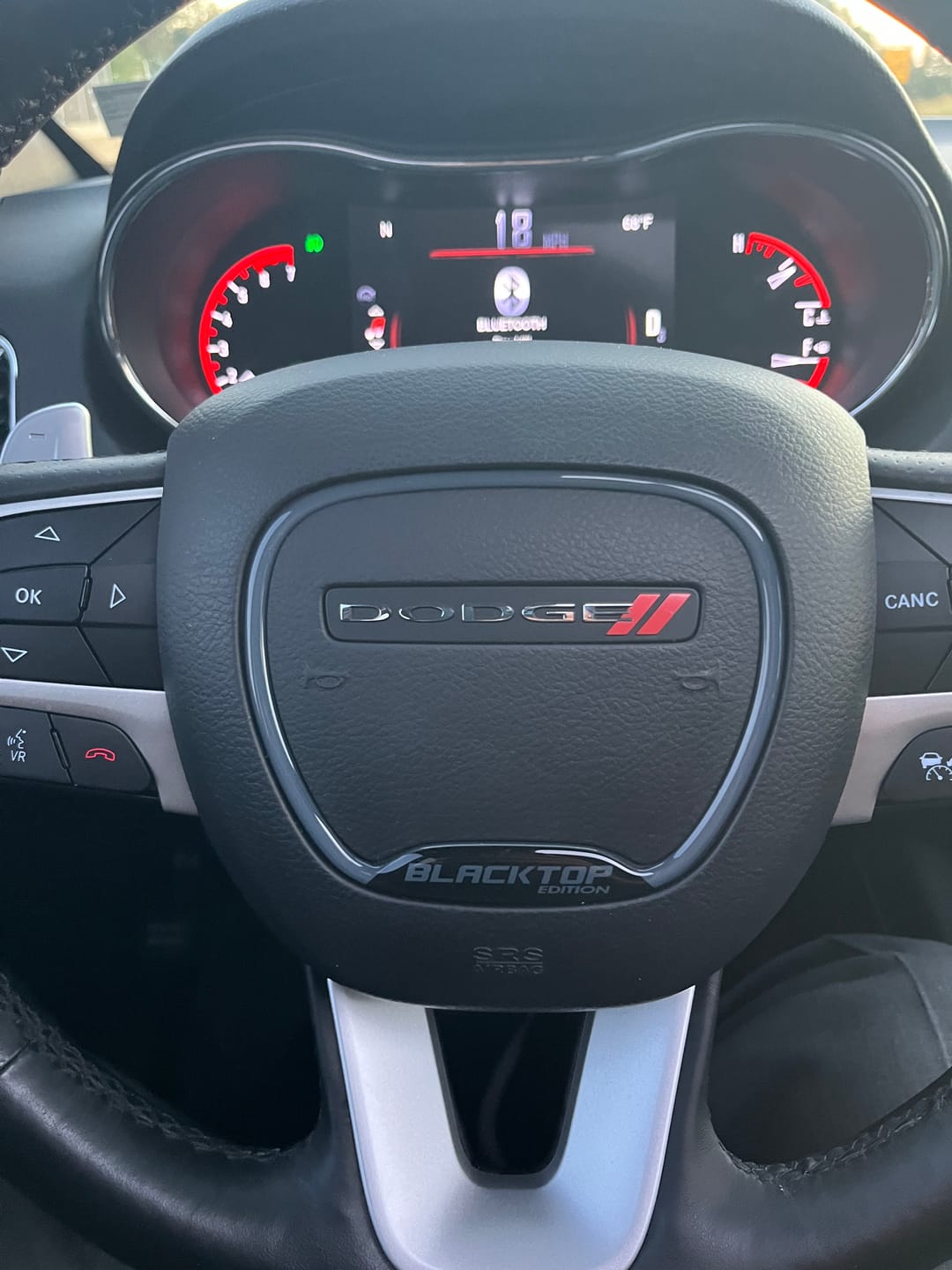 Customer photo review of "Blacktop Edition" Steering Wheel Trim Ring